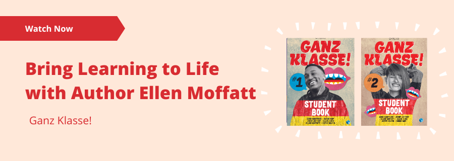Watch author Ellen Moffatt showcase how Ganz Klasse can bring learning to life in your classroom